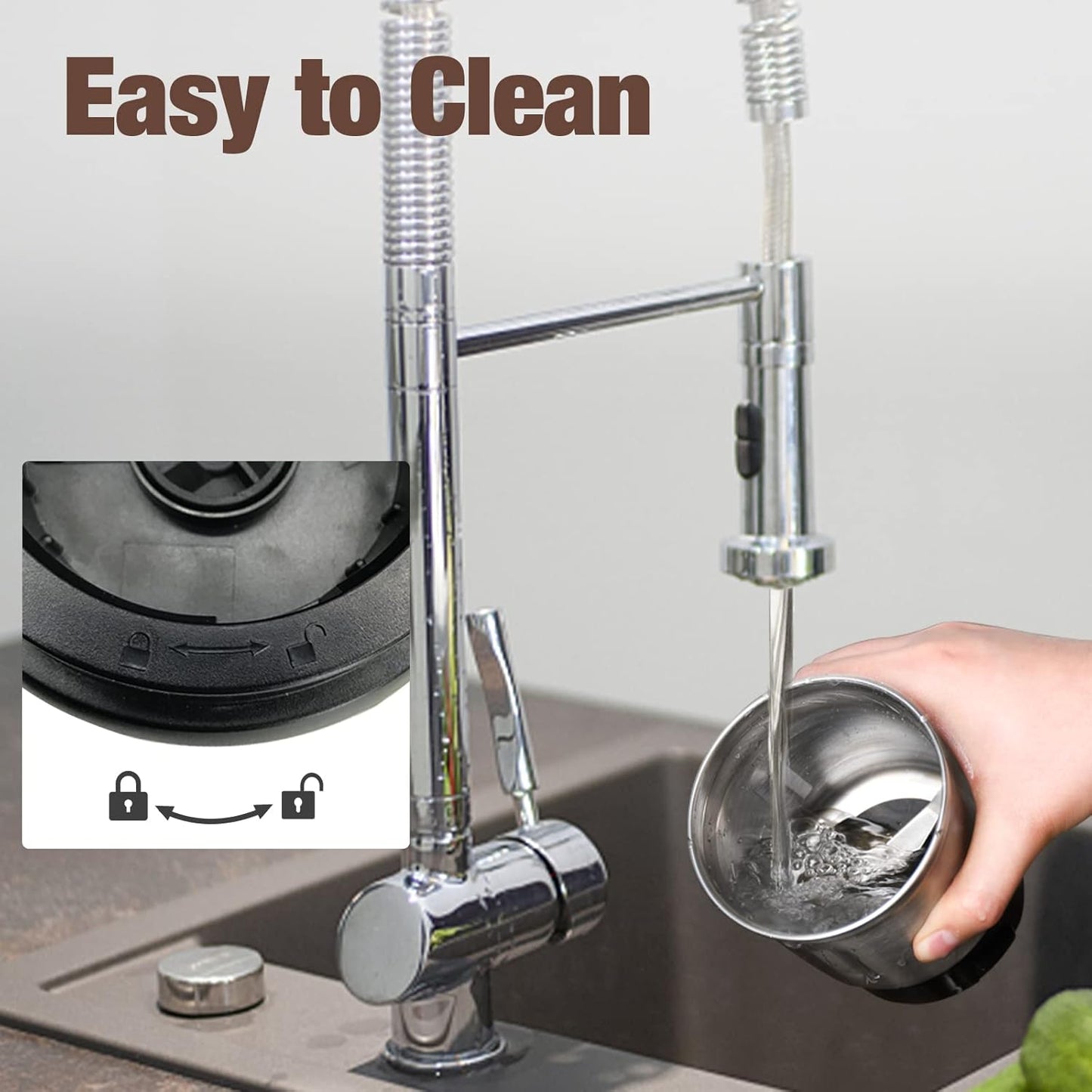 Elektrisk kaffe- och kryddkvarn med avtagbar kopp – BrewMate