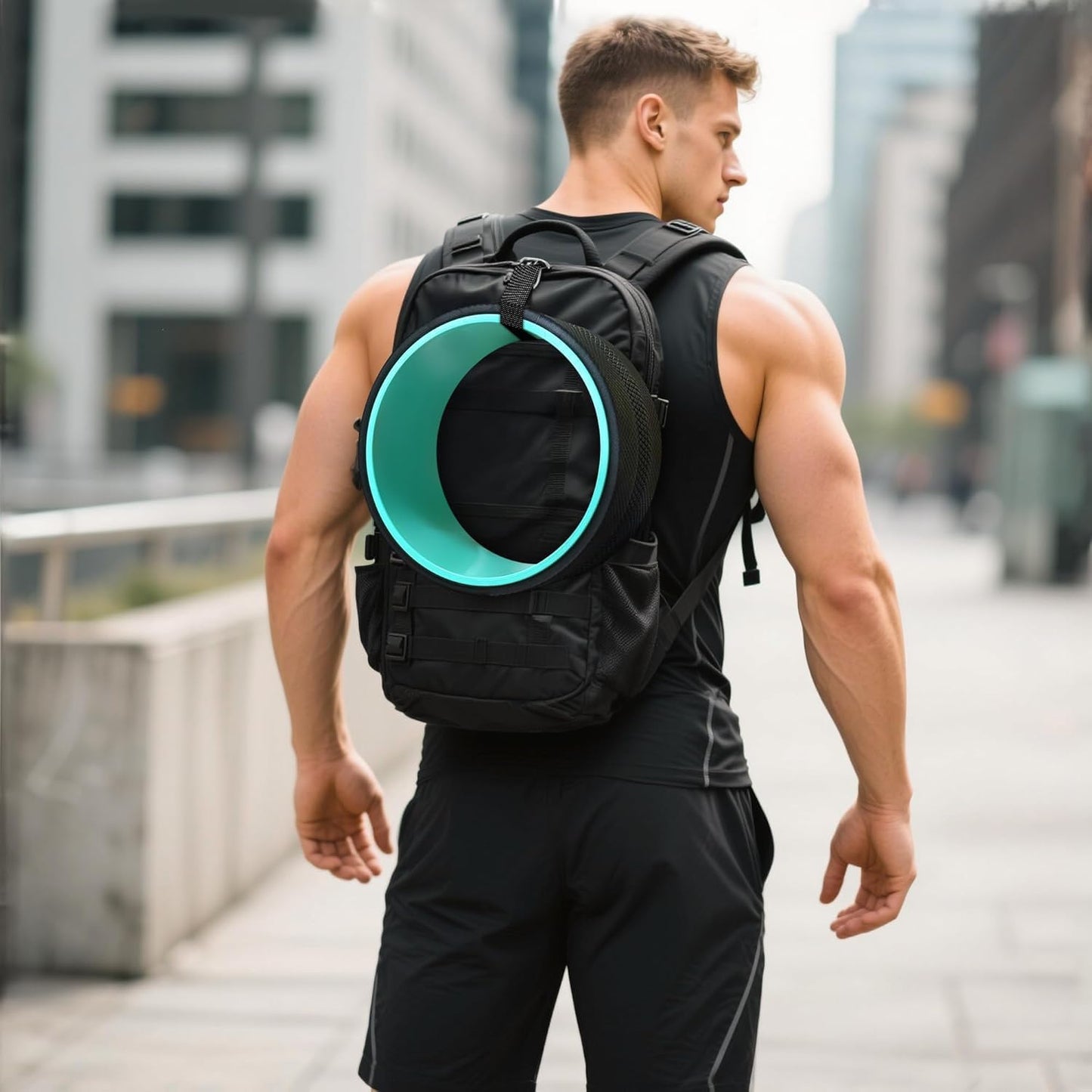 Back Roller-hjulset i 4-pack med yogablock – Artheva