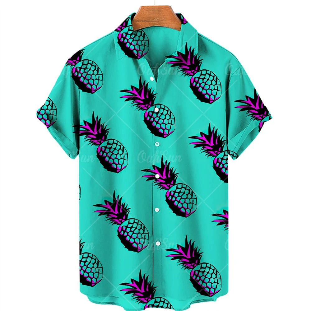 Tropisk Hawaiiskjorta med korta ärmar – Mateo