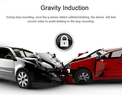 Dold Wi‑Fi-dashcam 1080p med 170° vidvinkel och G-sensor