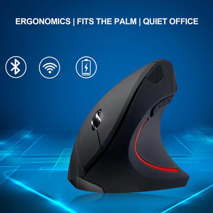 Uppladdningsbar ergonomisk vertikal trådlös mus – Elvion