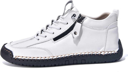 Läder mellanhöga sneakerskängor – Andreas Oktoberfest 2026