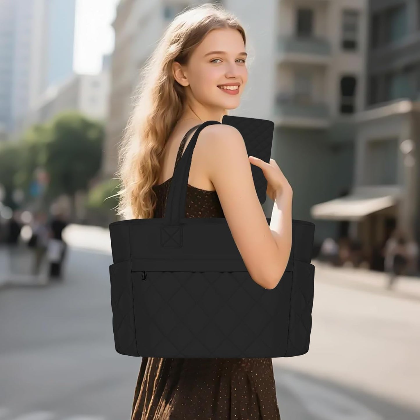 Professionell fackindelad arbetsväska – laptopfodral med stor kapacitet – Selvara