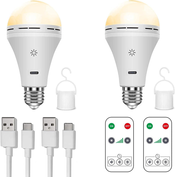 Trådlös USB-laddningsbar LED-lampa – Luxaro