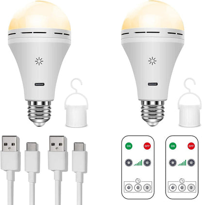 Trådlös USB-laddningsbar LED-lampa – Luxaro