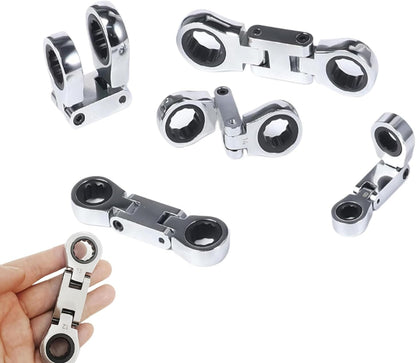 Spärrnyckel med Double Drive Flex‑huvud – Torvex