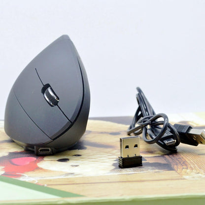 Uppladdningsbar ergonomisk vertikal trådlös mus – Elvion