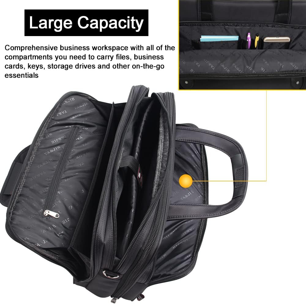 Canvas laptop- och business-toteväska för herr