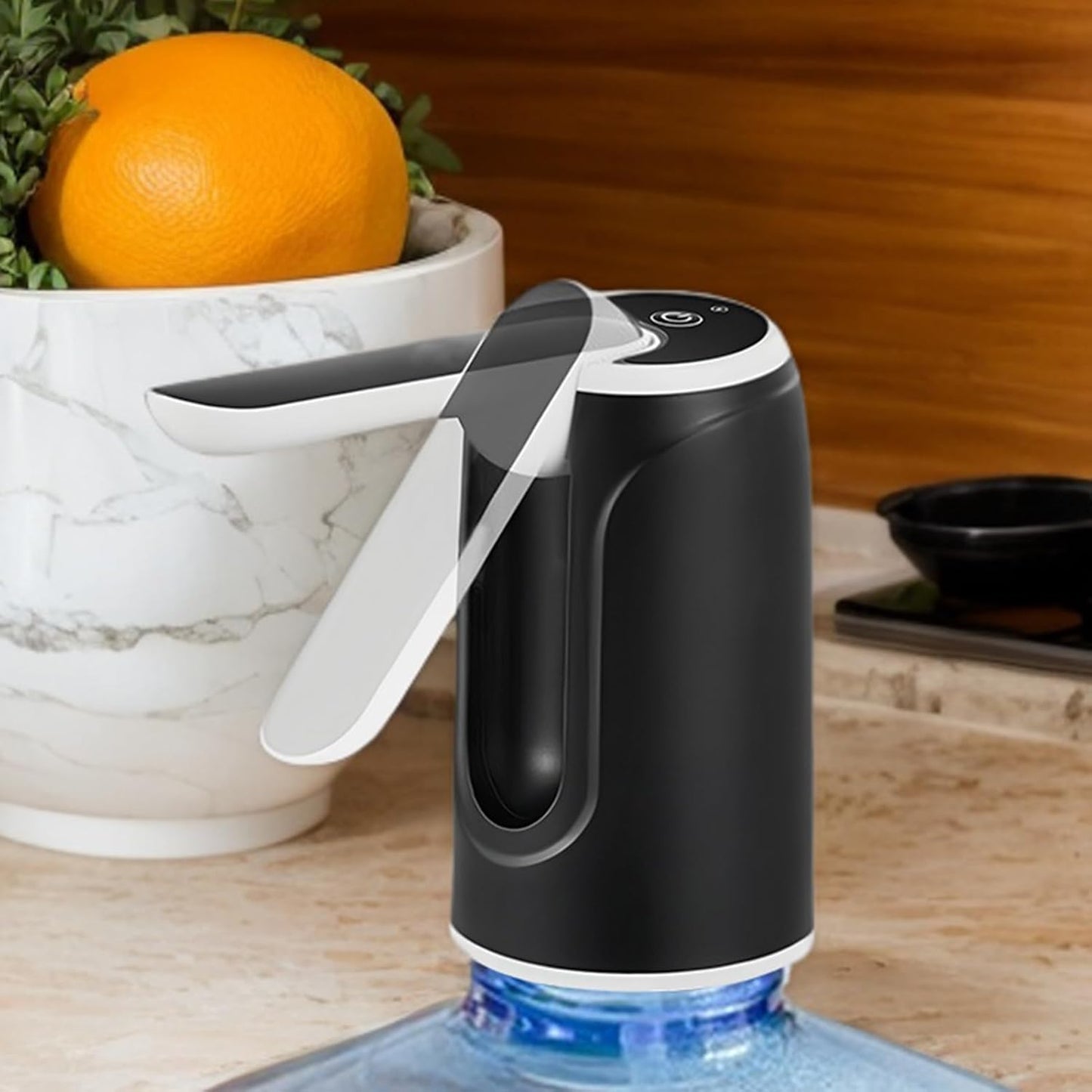 Bärbar vattendispenser, uppladdningsbar via USB – Hydravo (1+1 GRATIS)