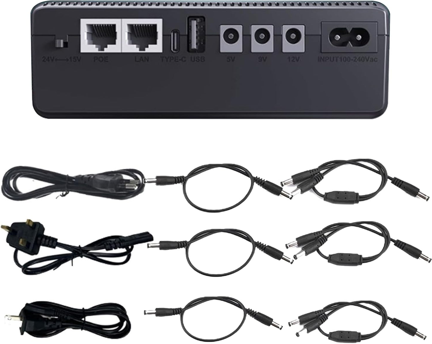 UPS-nödbatteri 10400 mAh – kompakt strömförsörjning – Nexora