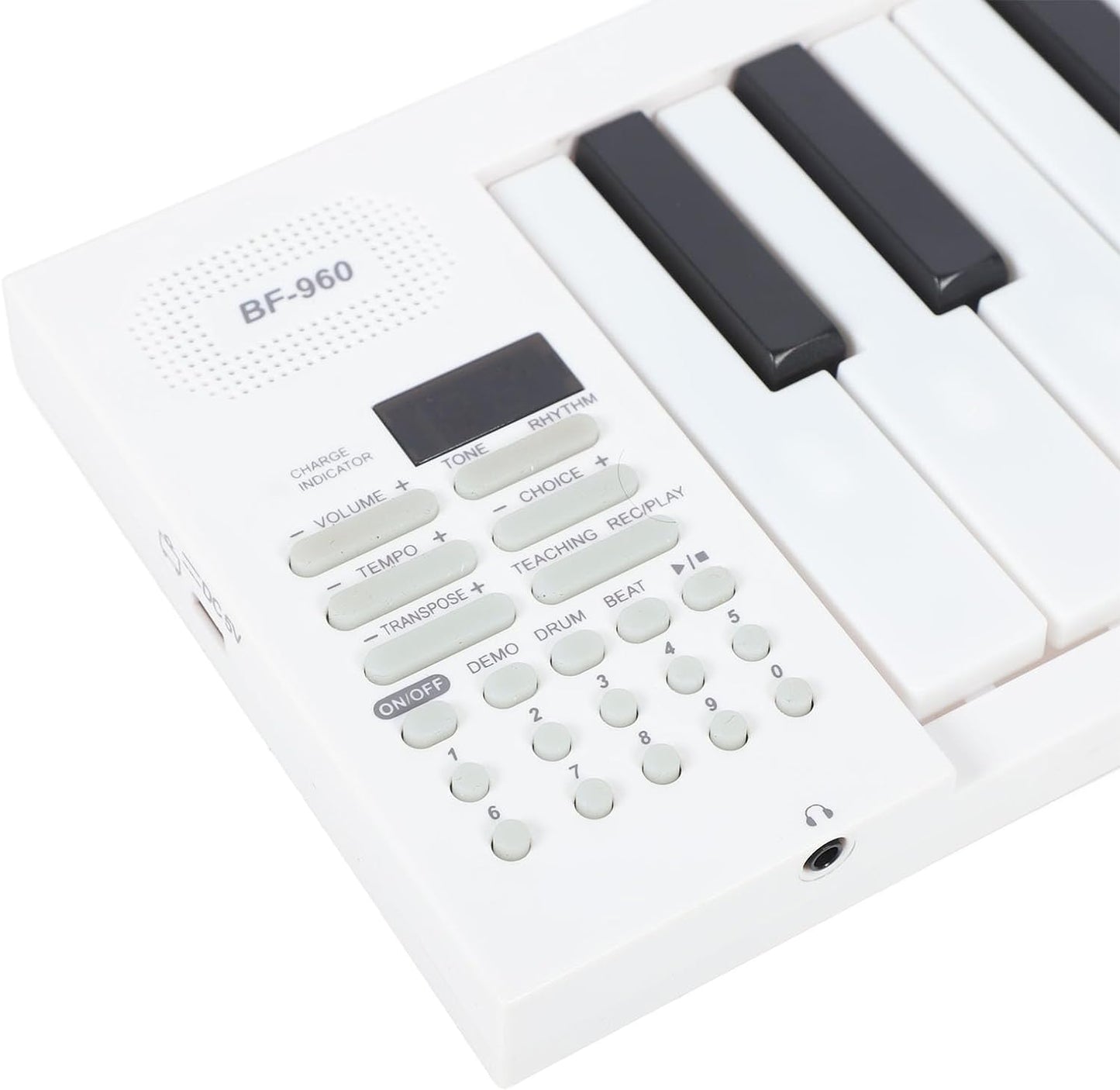 61-tangenters hopfällbart digitalpiano med inspelnings- och uppspelningsfunktion – Meliora