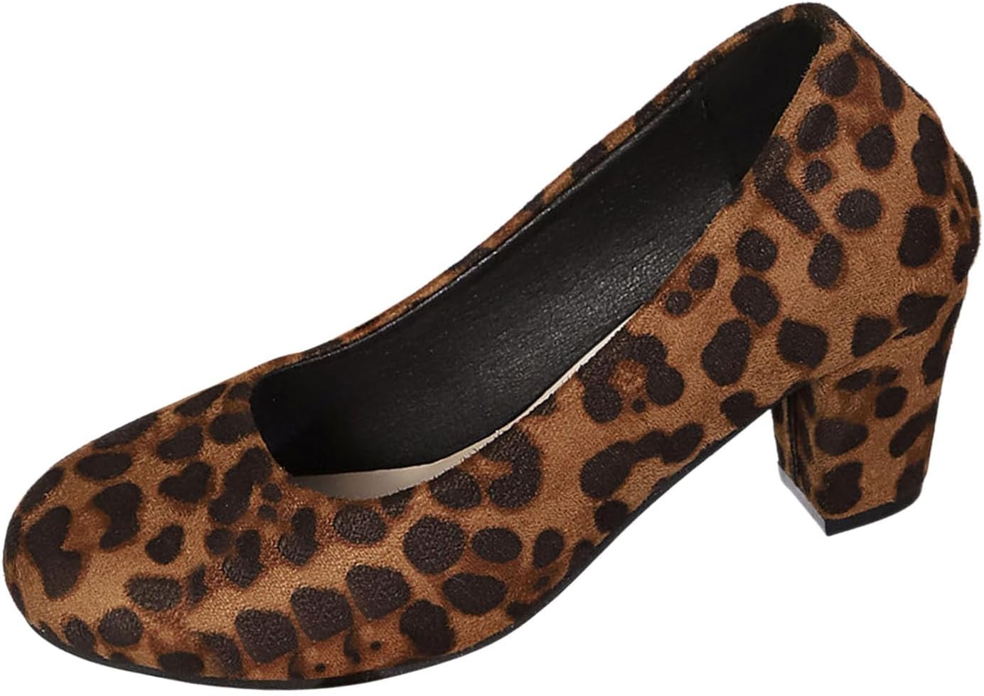 Pumps i sammet med leopardmönster – Clara Oktoberfest 2026