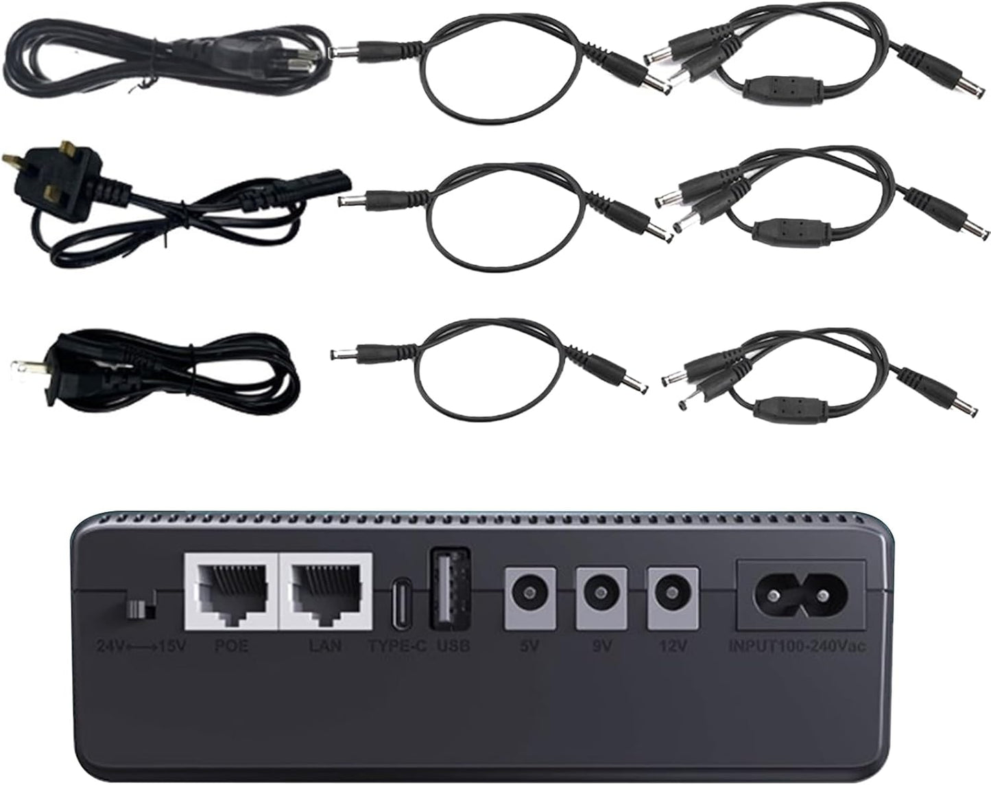 UPS-nödbatteri 10400 mAh – kompakt strömförsörjning – Nexora