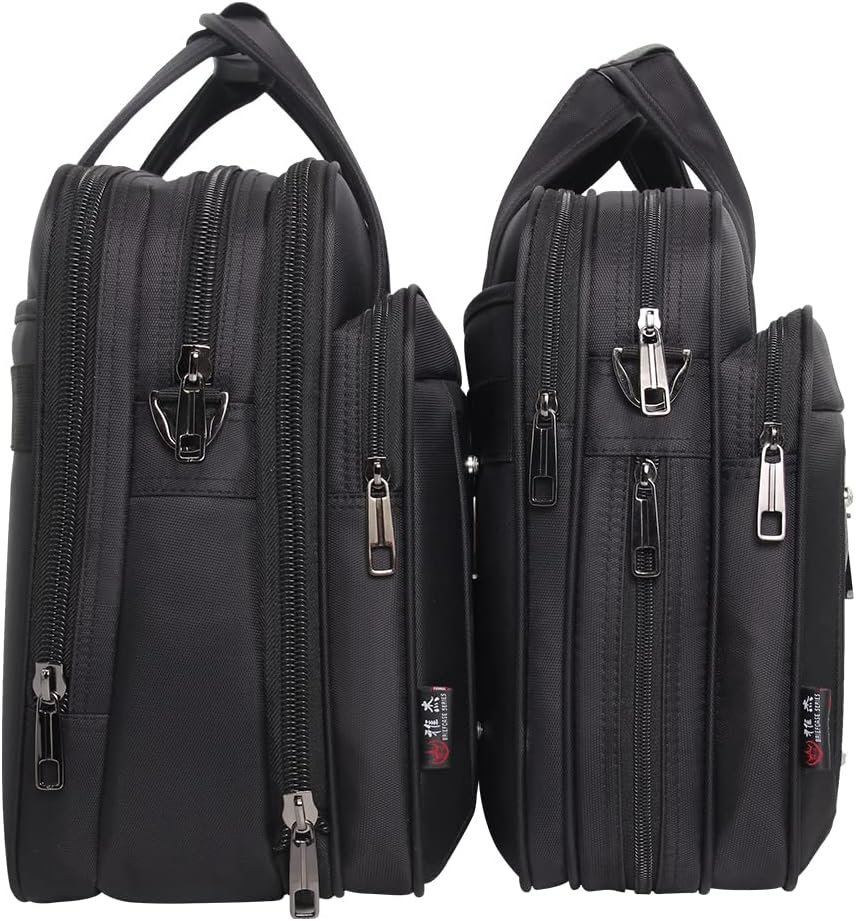 Canvas laptop- och business-toteväska för herr