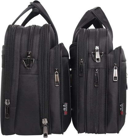 Canvas laptop- och business-toteväska för herr