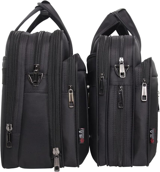 Canvas laptop- och business-toteväska för herr