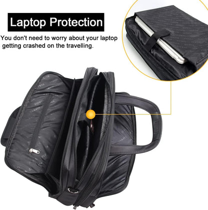 Canvas laptop- och business-toteväska för herr