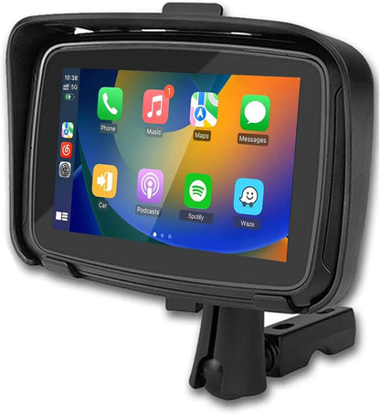 Bärbar motorcykelmonitor med 5-tums (12,7 cm) IPS-skärm – RideMate