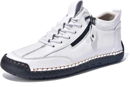Läder mellanhöga sneakerskängor – Andreas Oktoberfest 2026