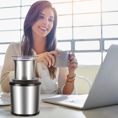 Elektrisk kaffe- och kryddkvarn med avtagbar kopp – BrewMate