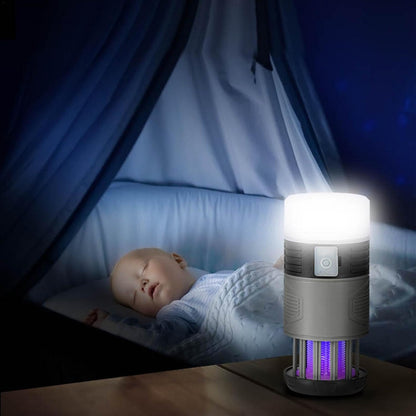 Solcellsdriven flugfälla med UV-lampa – Zynora