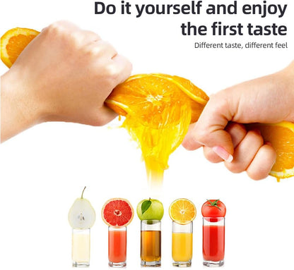 Gjutjärns handpressjuicer med 99 % utbyte och hölje i rostfritt stål – Orvado