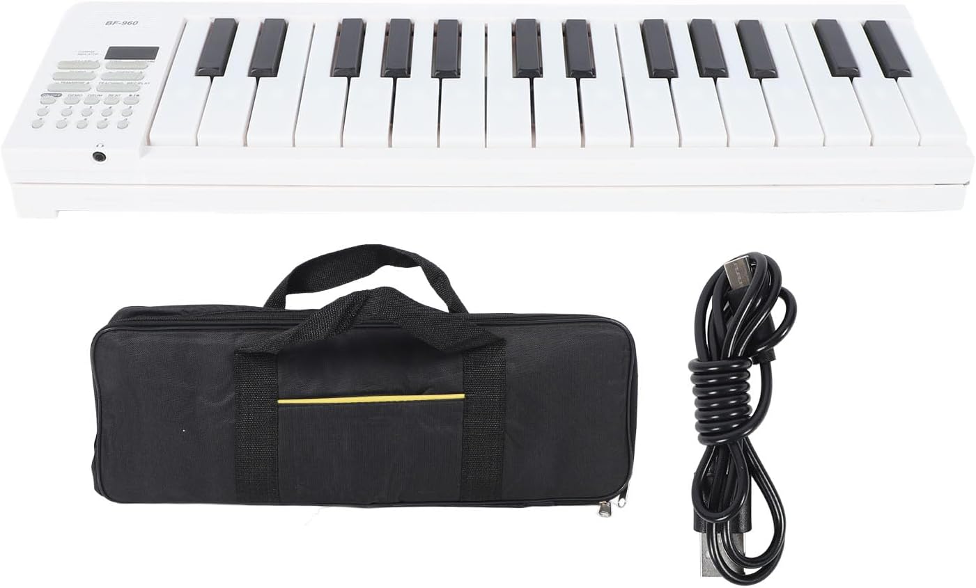 61-tangenters hopfällbart digitalpiano med inspelnings- och uppspelningsfunktion – Meliora