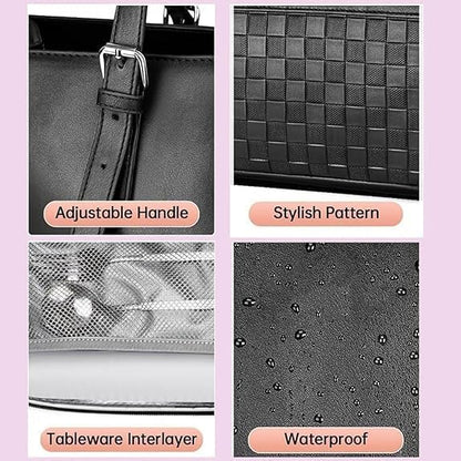 Isolerad lunchväska för damer med laptopfack