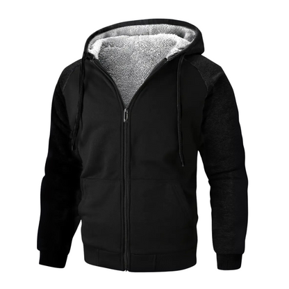 Hoodie för herr, fodrad med sherpafleece – Niels