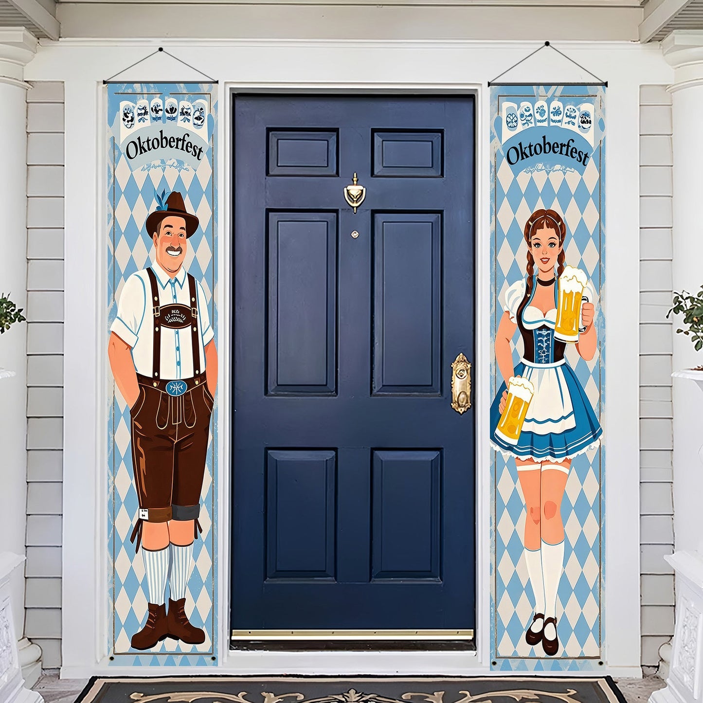 Oktoberfest-bannerset i polyester – WiesnWillkommen Oktoberfest 2026