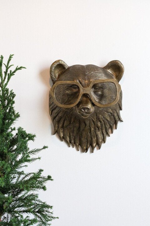 Lekfull väggdekoration med djurhuvuden - WallCritters