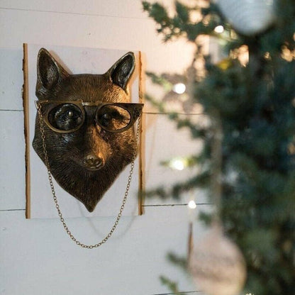 Lekfull väggdekoration med djurhuvuden - WallCritters