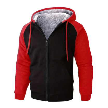 Hoodie för herr, fodrad med sherpafleece – Niels