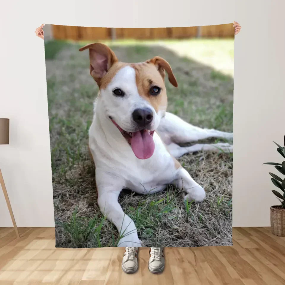 Personlig filt med eget foto