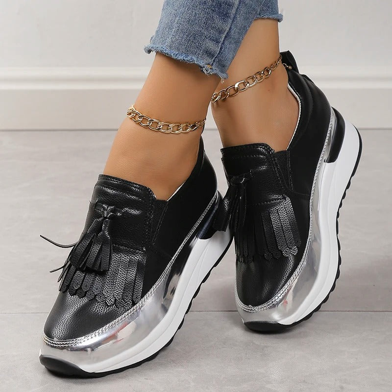 Andningsbara damsneakers med tidlös stil – Isabella