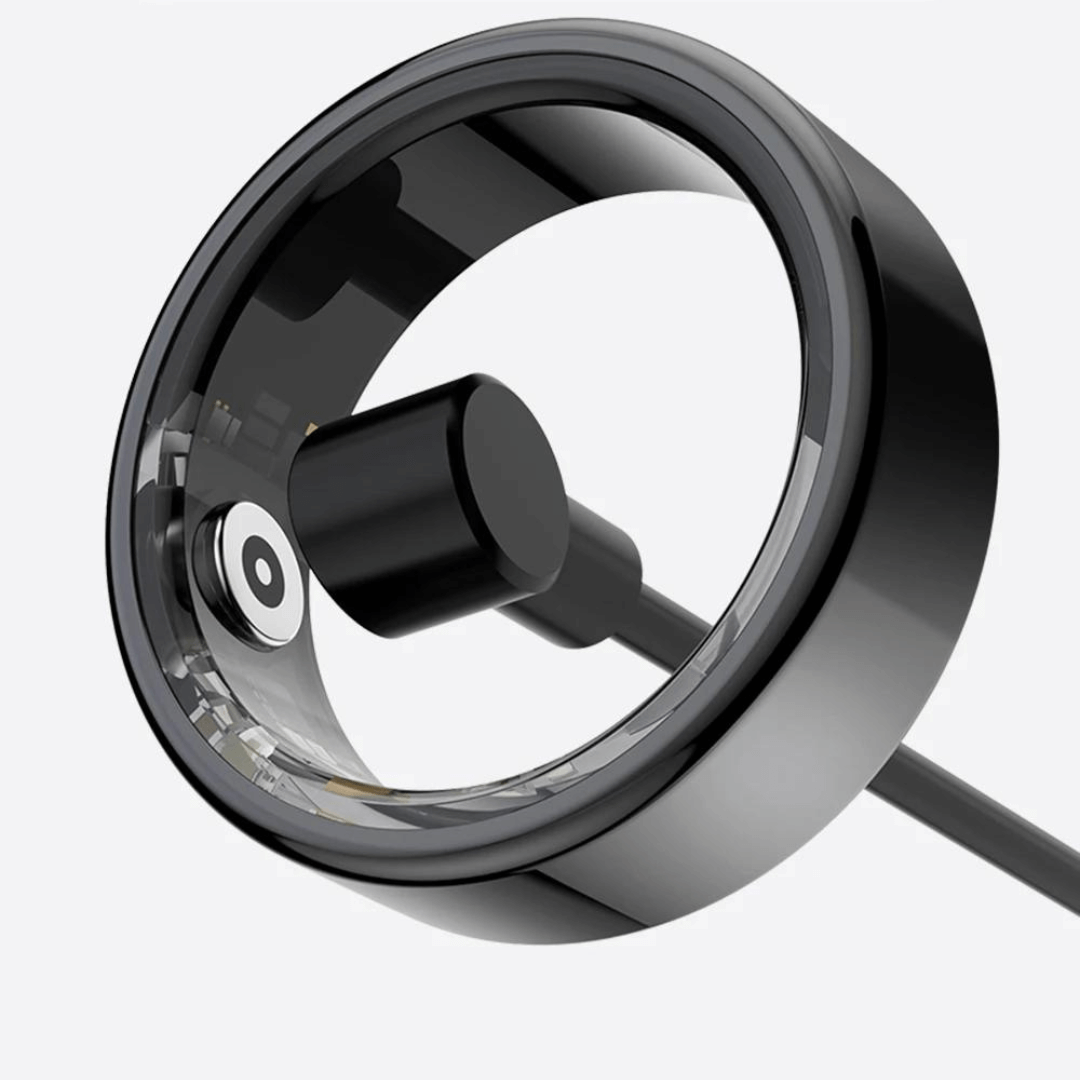 Schwarzer magnetischer Handyhalter aus Metall, rundes Design, für Auto-Armaturenbrett.