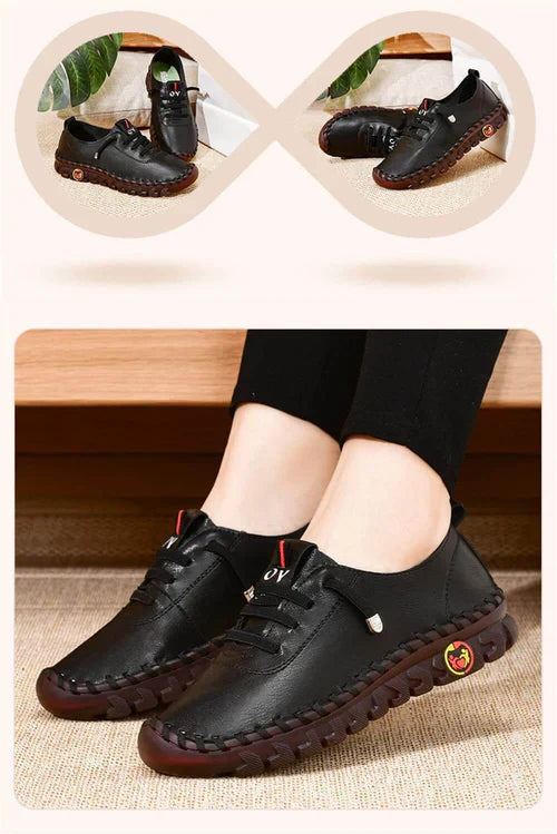 Bekväma platta damsneakers – Ella
