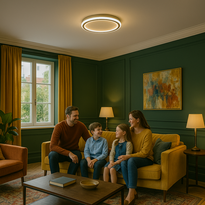 NordGlow | Dimbar LED-taklampa i skandinavisk stil