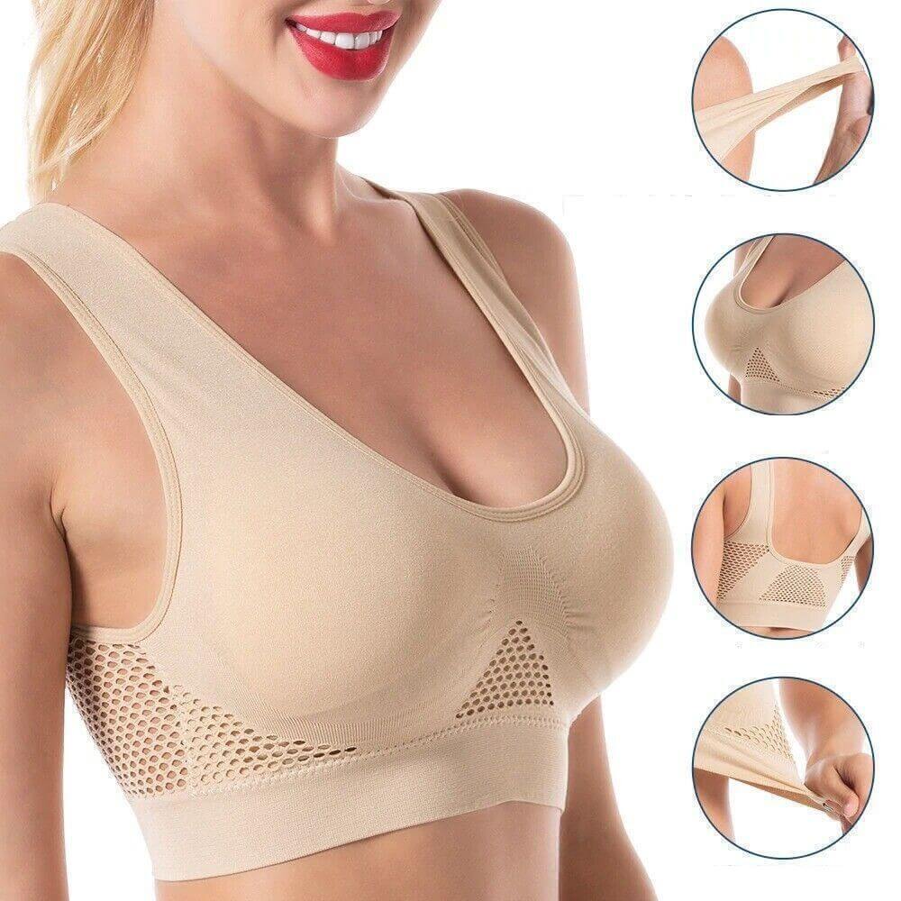 Ventilerad mesh sport-bh – Sofia