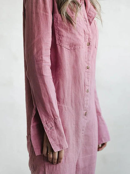 Lättsamma jumpsuit - Liv | 100 % bomull, med praktiska fickor
