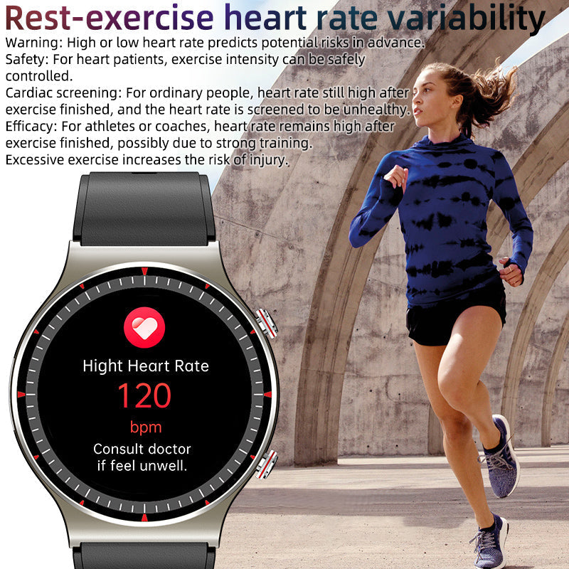 EKG-smartwatch med blodsyre- och hjärtfrekvenssensor – CardioTrack