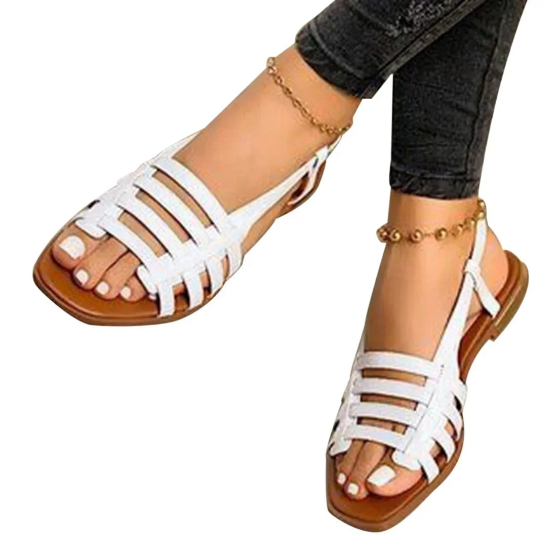 Stiliga gladiatorsandaler för damer – Isadora