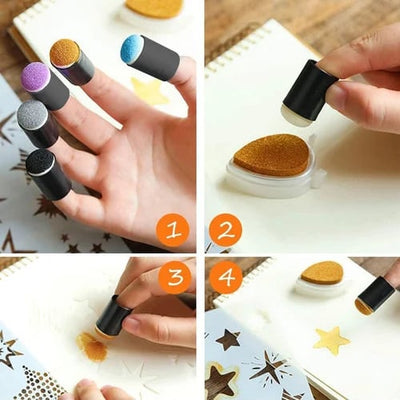 Fingerfärger-set för kreativ målarglädje - Pico