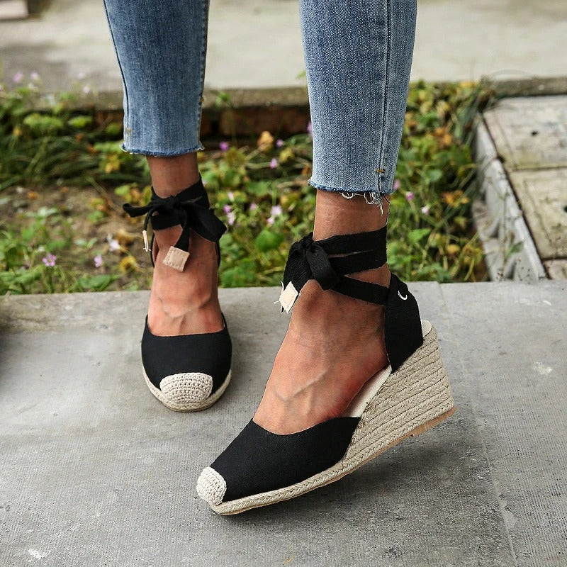 Stiliga espadrillosandaler för damer – Maribel
