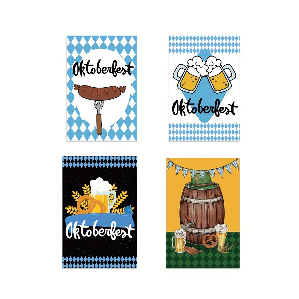 Oktoberfest-flasketiketter, 3 set (vardera 24 stycken) – Öl-etikettset Oktoberfest 2026