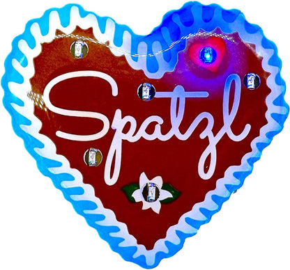 LED-pins med pepparkakshjärtor (4-pack) – HerzGaudi Oktoberfest 2026