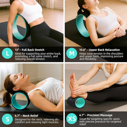 Back Roller-hjulset i 4-pack med yogablock – Artheva