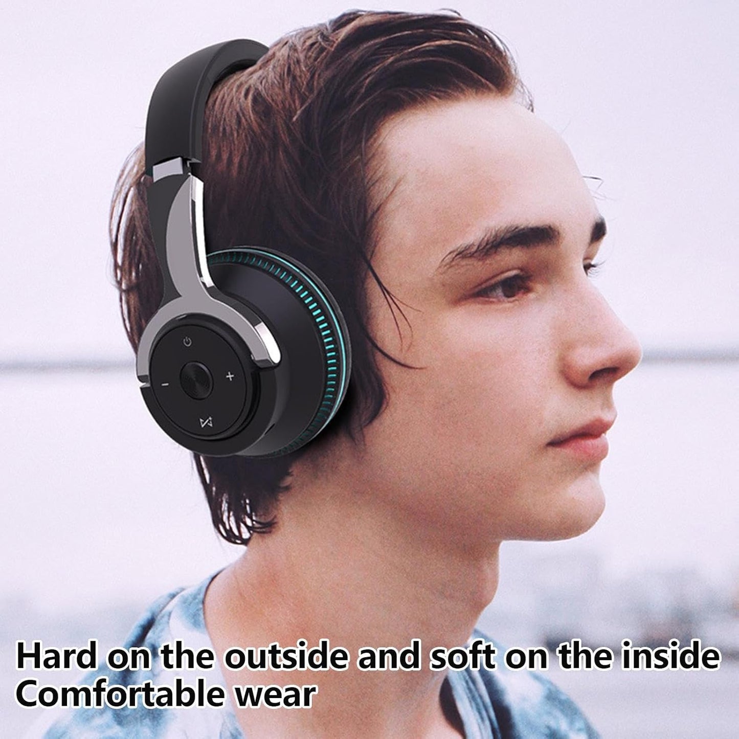 Vikbart trådlöst headset med RGB-belysning – Sonvix (1+1 GRATIS)