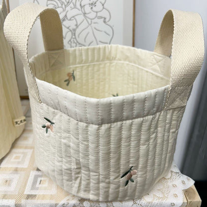 Quiltad tygförvaring för barnrummet – 1+1 gratis