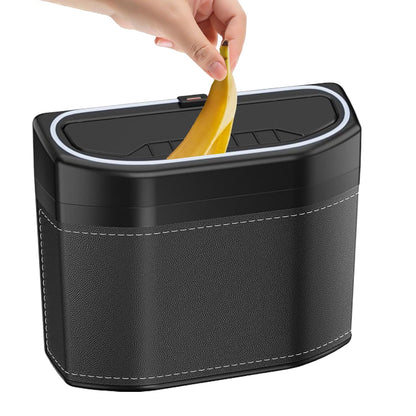 Lukttät bilsoptunna med touch-ljus – Lurevo